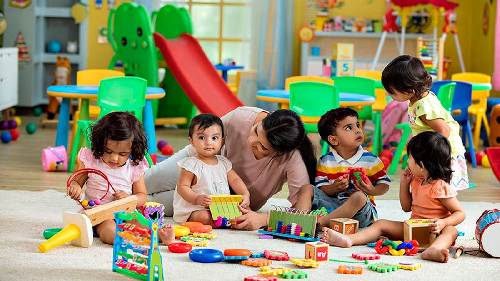 Our cheerful preschool environment